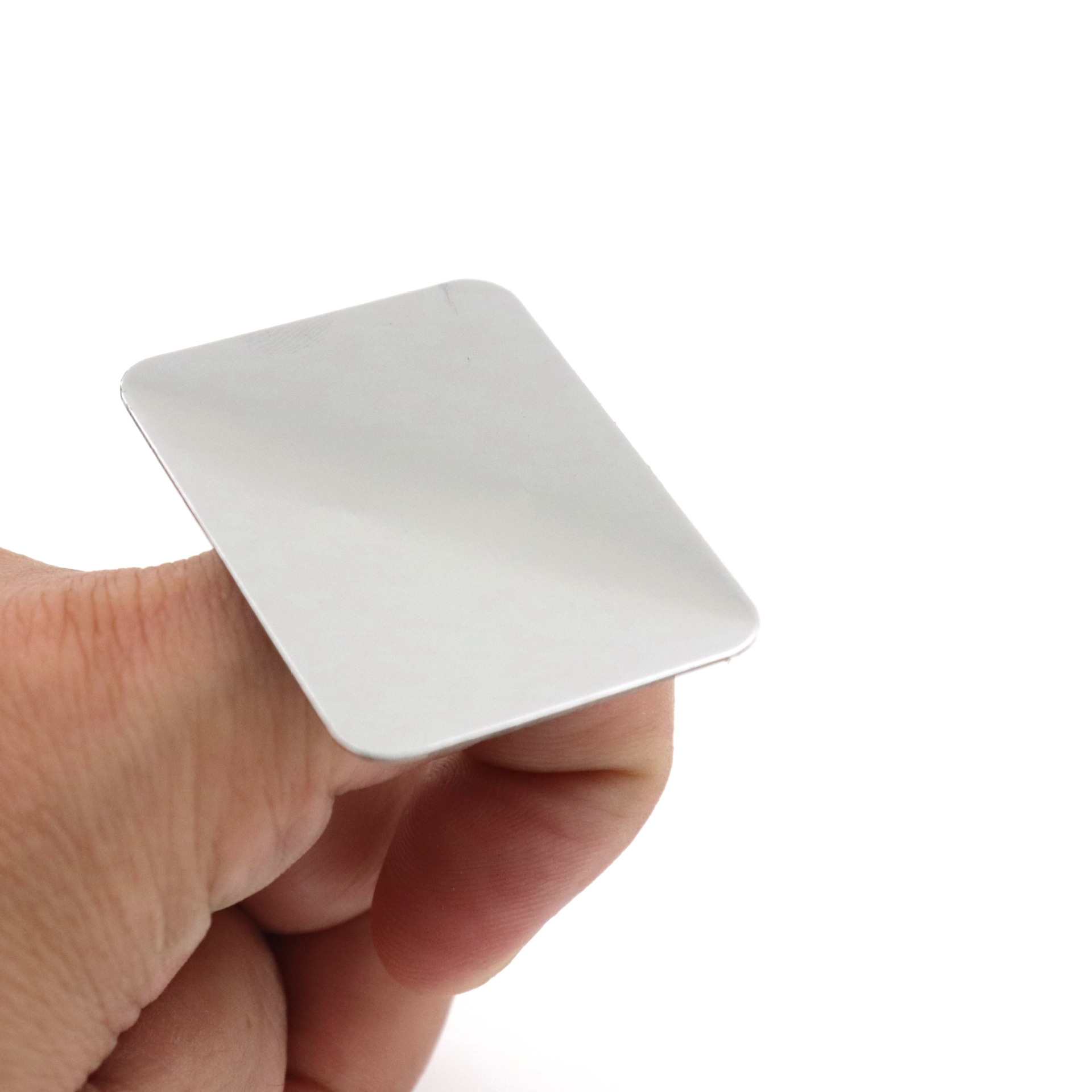 Stainless steel ring palette makeup ring ring mini palette square heart-shaped smiley face beauty tools