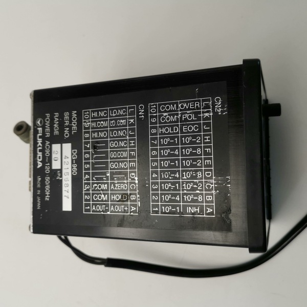 Fukuda Fukuda, Dg-960 Pressure Gauge, Gas Leakage Detection, Physical