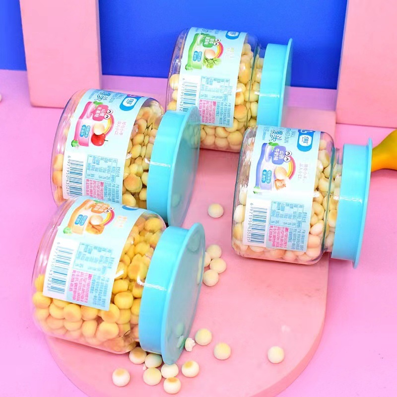 September 2025 Qiaolaibao Small Steamed Buns 80g Blue Lid Egg Pastry 4 Flavors Small Egg Pastry Yam Milk