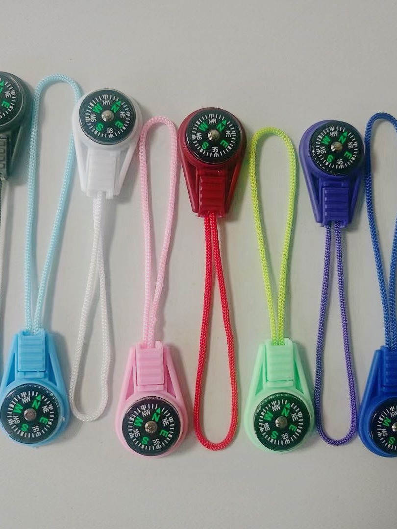 G20 compass lanyard zipper head small accessories mini compass with rope pendant outdoor survival equipment