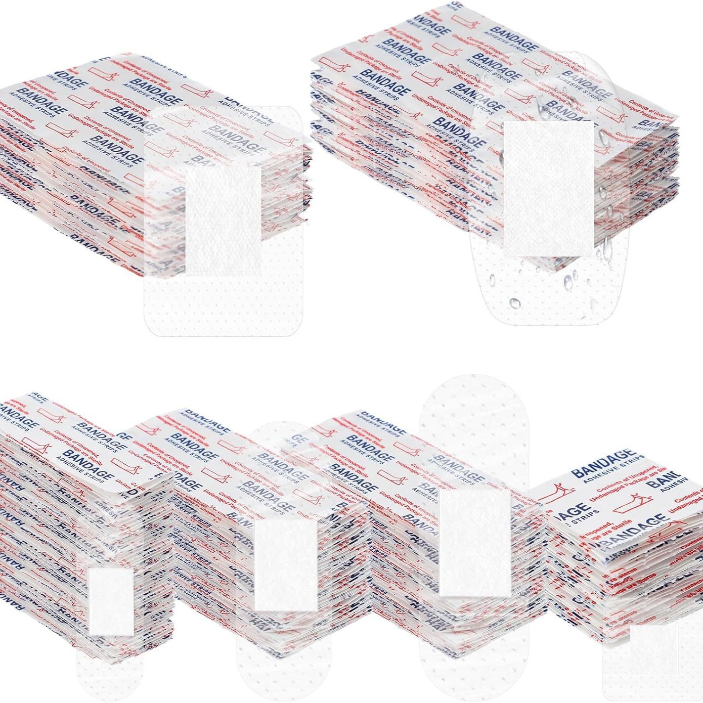 PE Transparent Waterproof Band-Aid Home Combination Wound Care Finger Elbow Knee Heel Transparent Band-Aid