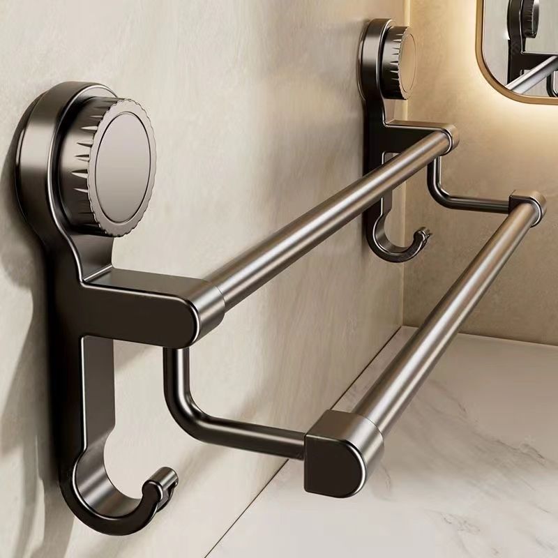 Держатель для полотенец на присосках для ванной без сверления для хранения полотенец для умывания настенный