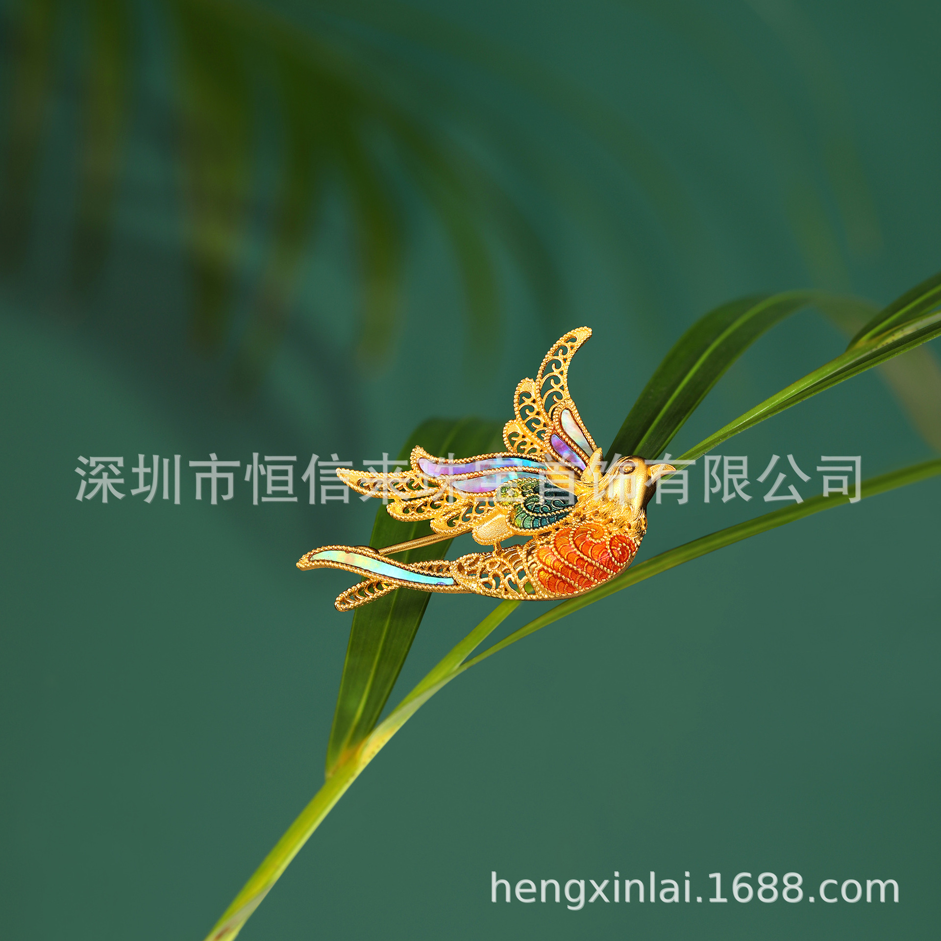 Seiko Brooch Design and Manufacturing Pure Gold 999 Brooch Processing Personalized 24K Real Gold Brooch Design and Manufacturing