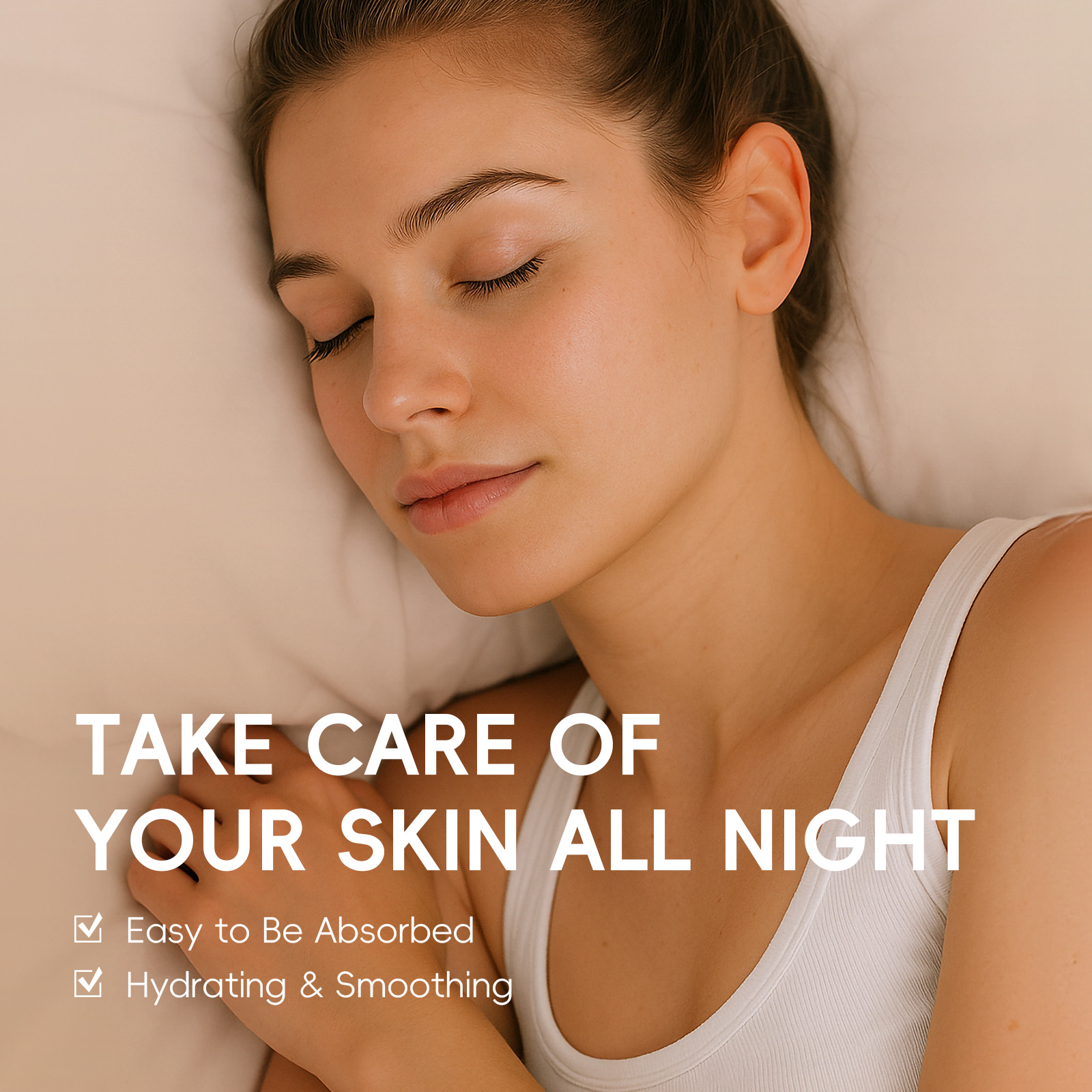 New All-English Sleeping Mask Laikou Korean Snail Sleeping Mask Sheet 3g Sleepingfacialmask