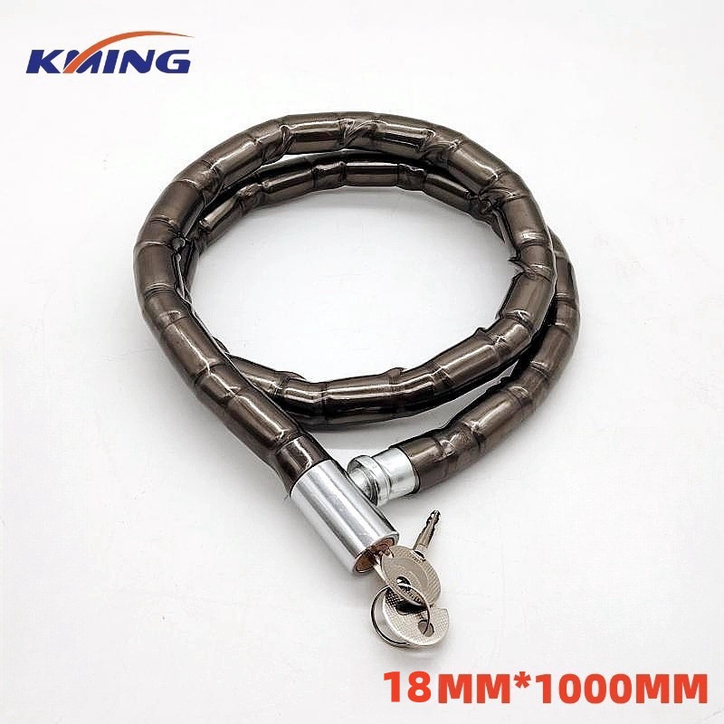 Цепной замок для велосипеда, мотоцикла, противоугонный замок, электромобиля, горного и дорожного автомобиля, толстый стальной кабельный замок