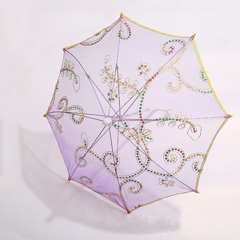Mini Craft Lace Umbrella Toy Umbrella Decorative Umbrella Studio Photography Props Dance Umbrella Scenic Area Tourism Commemorative Wholesale