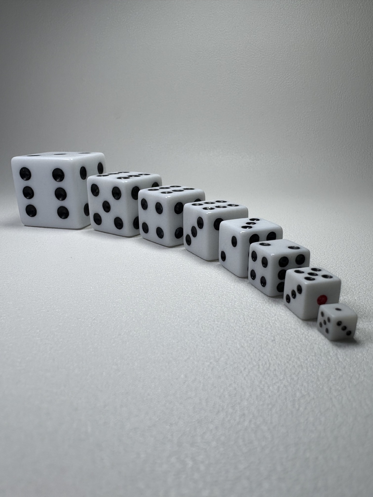 Right Angle Square Corner White Background Black Dot 5Mm8Mm10Mm12Mm14Mm16Mm18Mm25Mm Environmentally Friendly Acrylic Dice