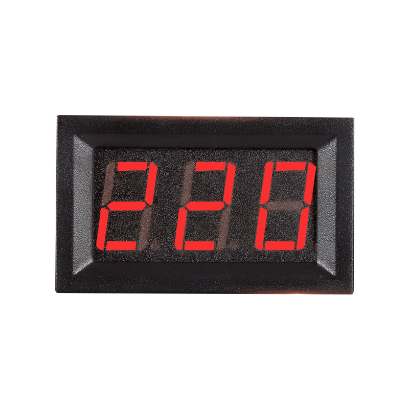Kewei Ac Voltmeter Two-Wire Ac Digital Display Meter Digital Voltmeter Head Display Ac30-500V