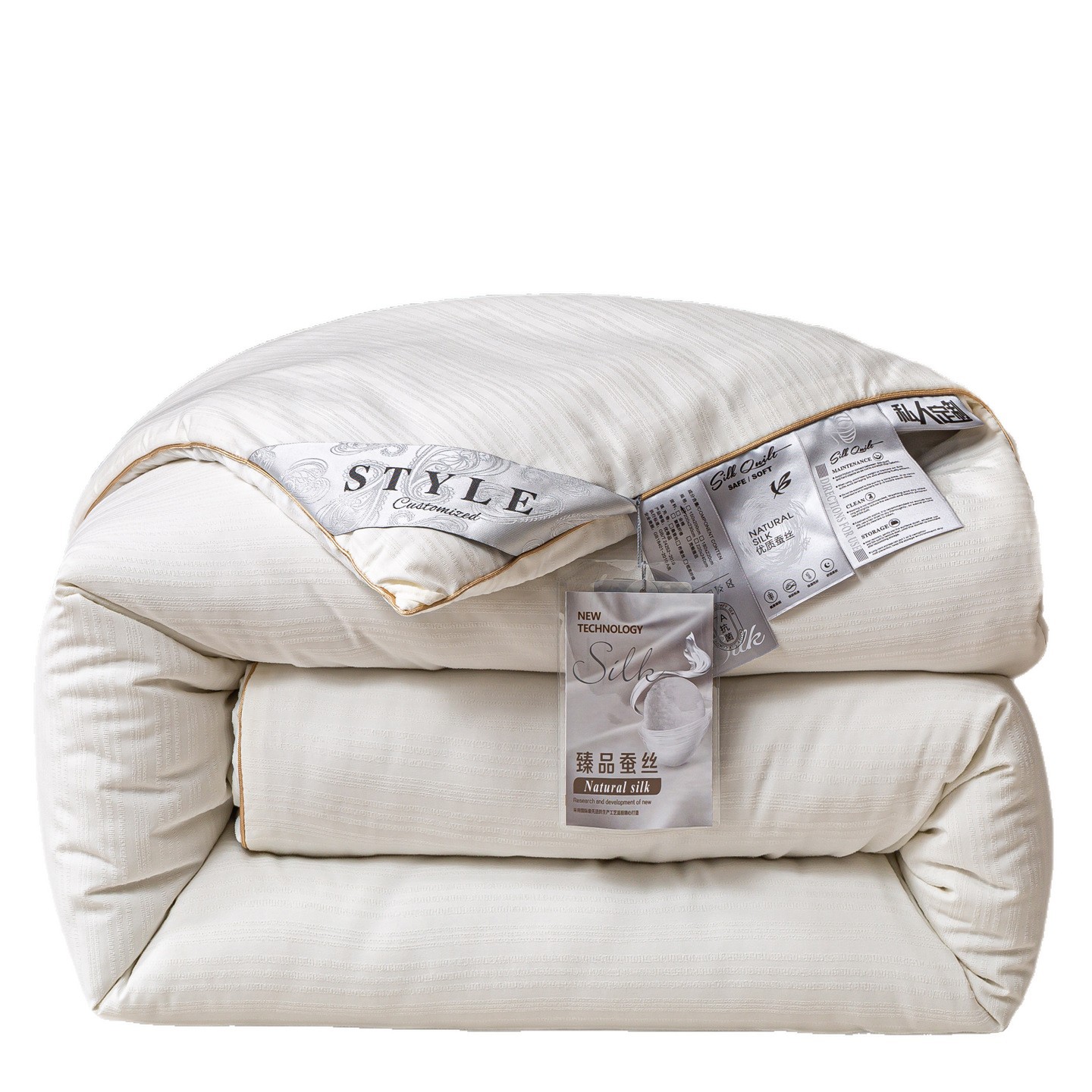 Tongxiang Origin Silk Quilt Class a Mulberry Silk Two-In-One Quilt Core Thickened for Winter Spring and Autumn Cotton Quilt for Wedding