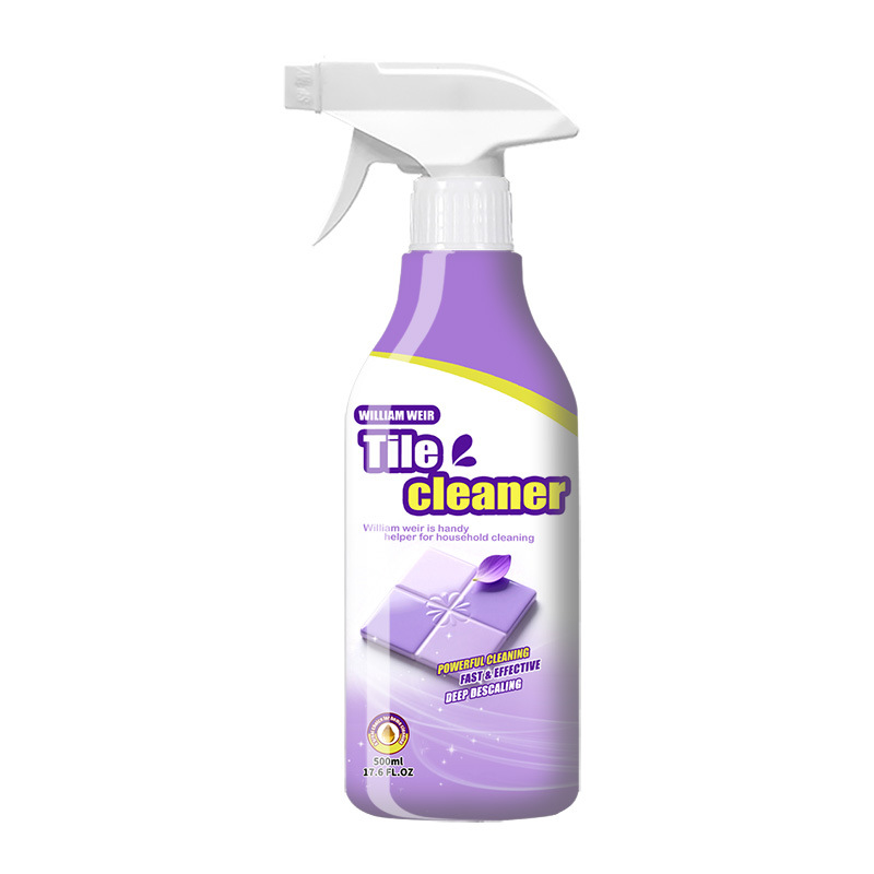 Tile Cleaner, Stone Powerful Decontamination and Descaling Agent, Yellow Spot Removal, Household Multifunctional Bathroom Floor Cleaner