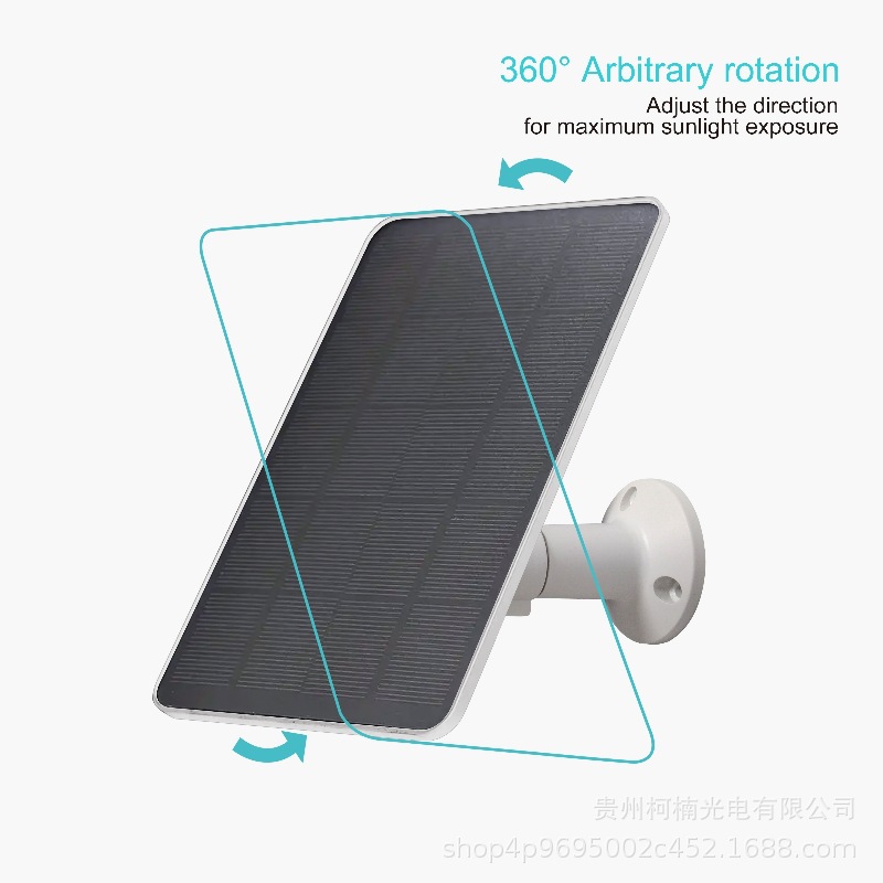 3W6V Outdoor Camera Doorbell Security Surveillance Solar Panel Charger