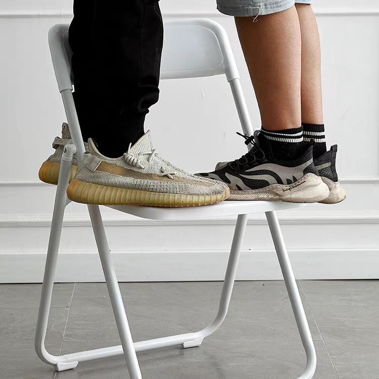 Folding Chair Study Office Backrest Stool Home Dining Chair Business Negotiation Reception Chair Outdoor Exhibition Folding Chair