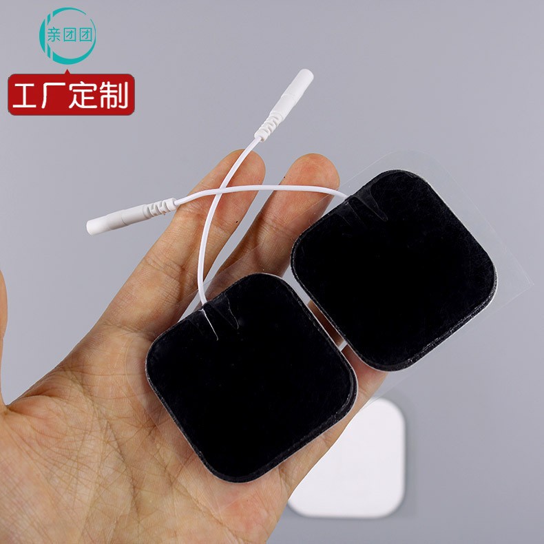 2.0 Pinhole 5*5cm4*4 Postpartum Fukang 5050 Self-Adhesive Silicone Non-Woven Massage Therapy Electrode Patch