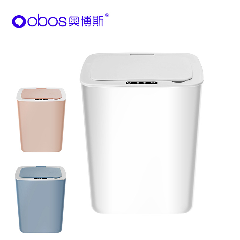 Умная мусорная корзина с датчиком для кухни, спальни, гостиной, ванной, с крышкой, тихая санитарная корзина, производитель, полностью автоматическая