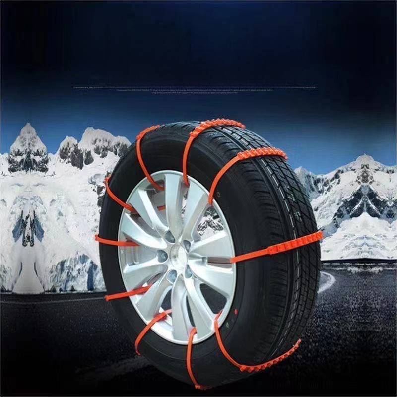 Car anti-skid tie off-road car tire anti-skid chain snow mud emergency relief plastic anti-skid chain factory