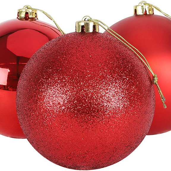 Large Christmas ball diameter 2CM-30CM40CM50CM60CM electroplating ball bright ball matt decorative ball wave ball