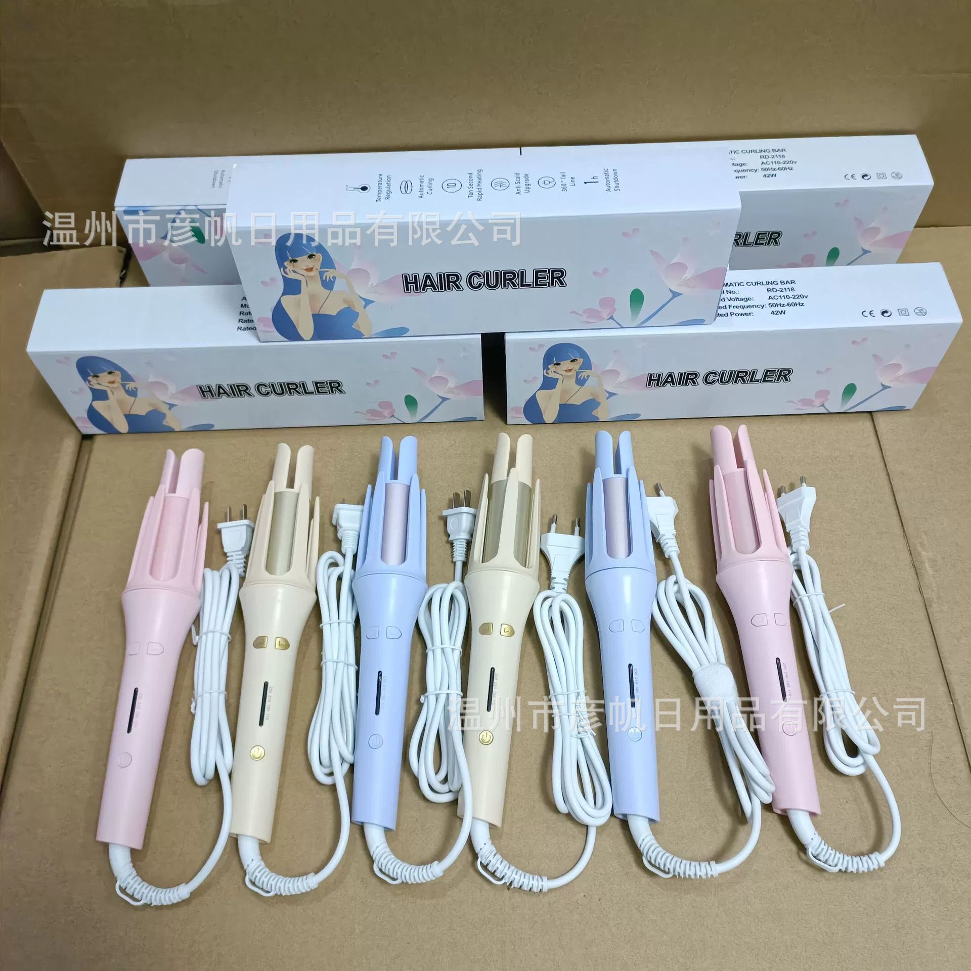 Зарубежная торговля кросс-границы автоматическая плойка 32мм ручная для общежития отрицательные ионы не повреждают волосы плойка отрицательные ионы волна