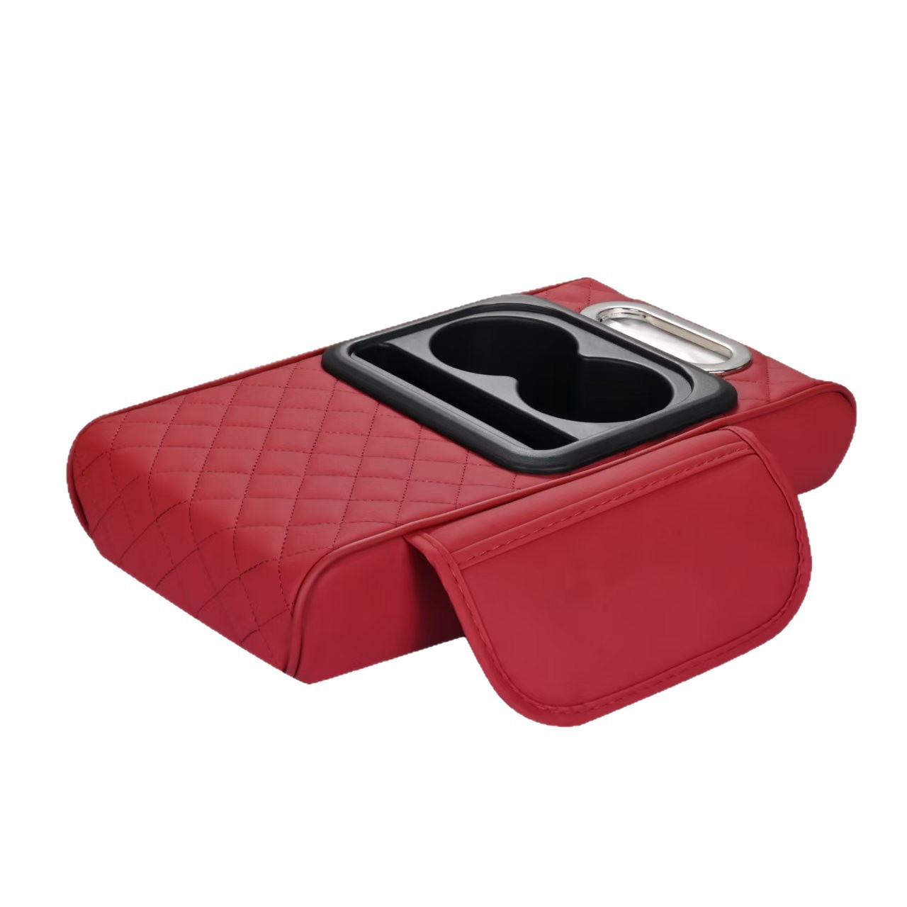 Car Armrest Box Pad Multifunctional Car Central Armrest Box Water Cup Holder Tissue Box Storage Box Four-In-One Universal