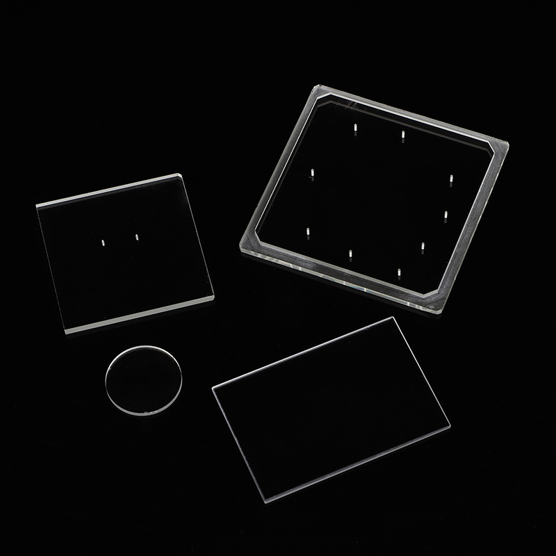 Customized Quartz Sapphire Glass Sheet Quartz Sheet Optical Instrument Coated Substrate Lens Sapphire Glass Sheet