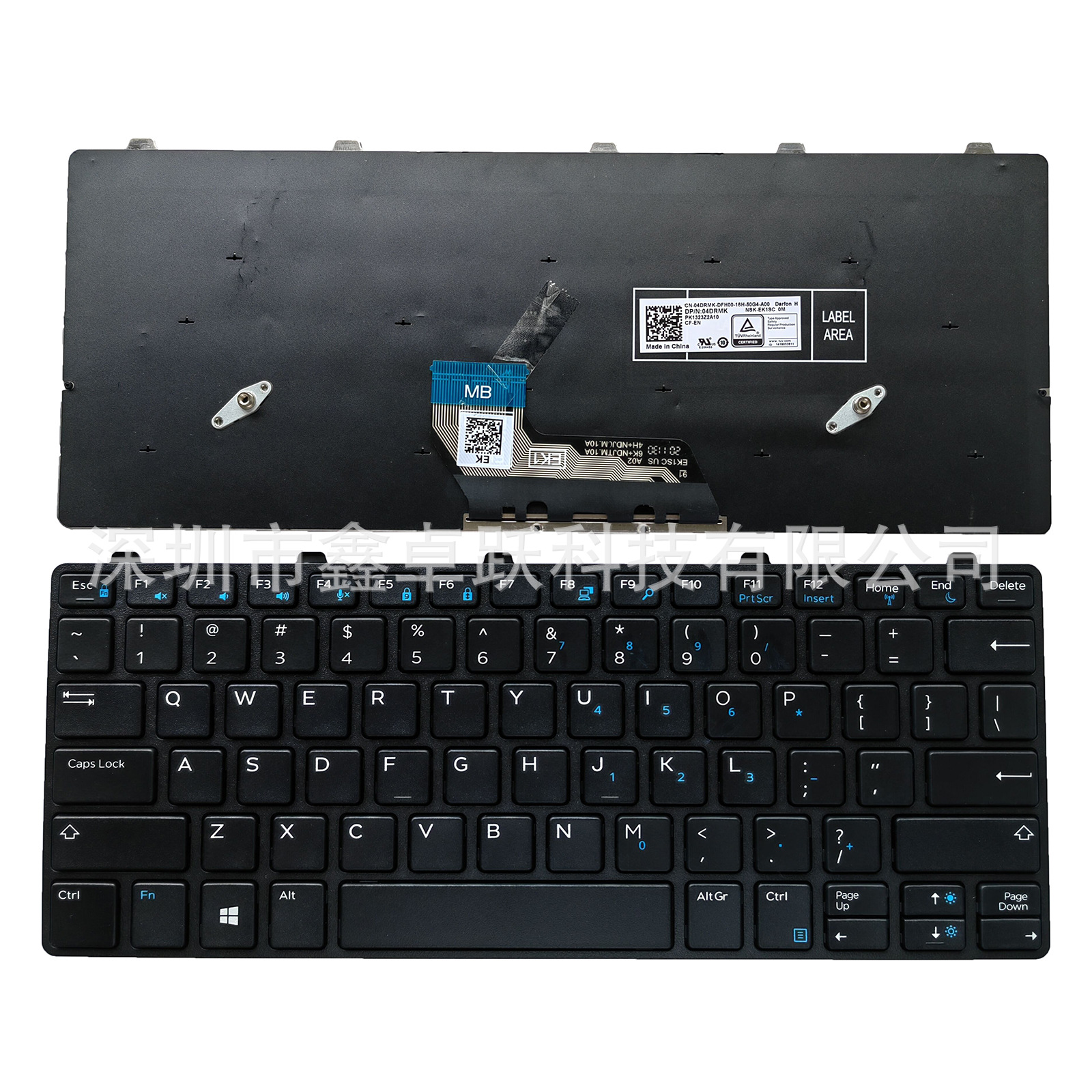 US applicable to Dell Latitude 13 3380 3180 3189 3190 notebook keyboard
