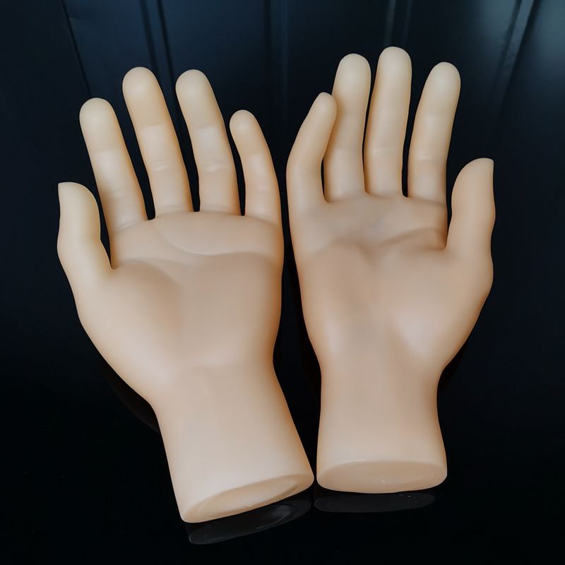 Hand model props creative skin color matte curved hands simulation hand model props ring jewelry display hand