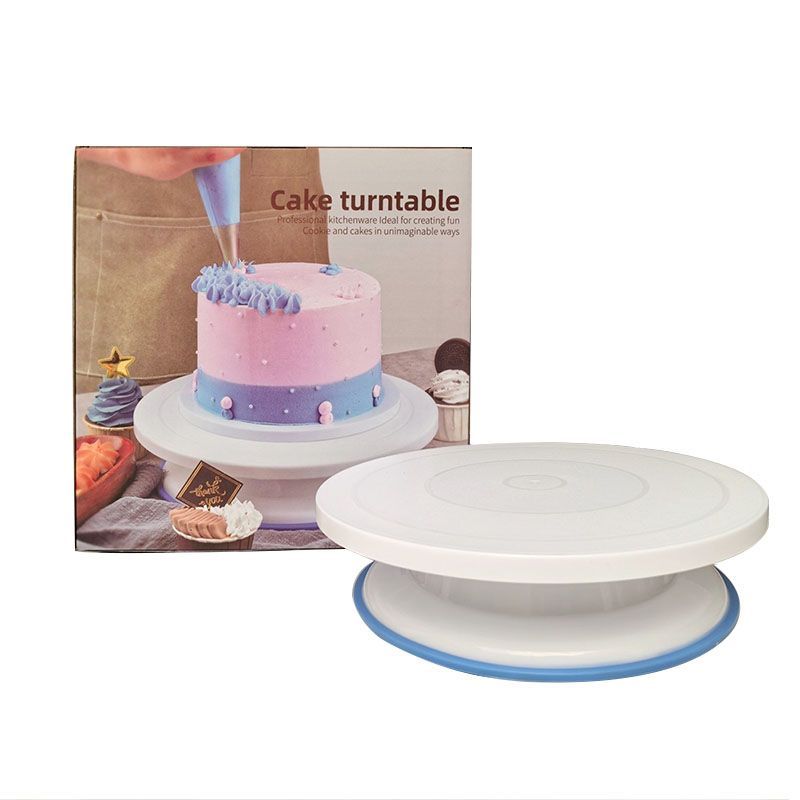 Factory direct non-slip decorating table cake turntable cake turntable cake tools PP plastic decorating turntable