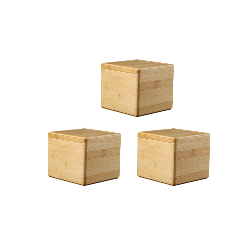 Purple Clay Pot Master Cup Packaging Box Tea Set Tea Can Ceramic Built Storage Gift Box with Lid Bamboo Box