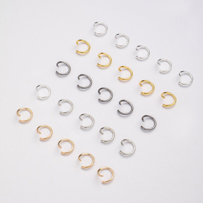 DIY Аксессуары для ювелирных изделий Открытое кольцо Колье Браслет Ручное соединительное кольцо Многоразмерное висячее кольцо Открытое кольцо Железное кольцо