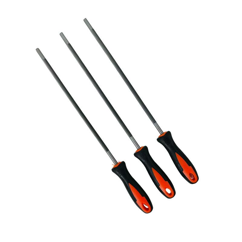 Chainsaw File with Handle, Chainsaw Chain File, Chain Sharpening File, Gasoline Saw Chain File, 4.8 Chainsaw Blade Round File