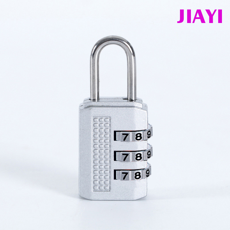 Small password lock zinc alloy password padlock dormitory cabinet luggage password lock head bag backpack password lock factory