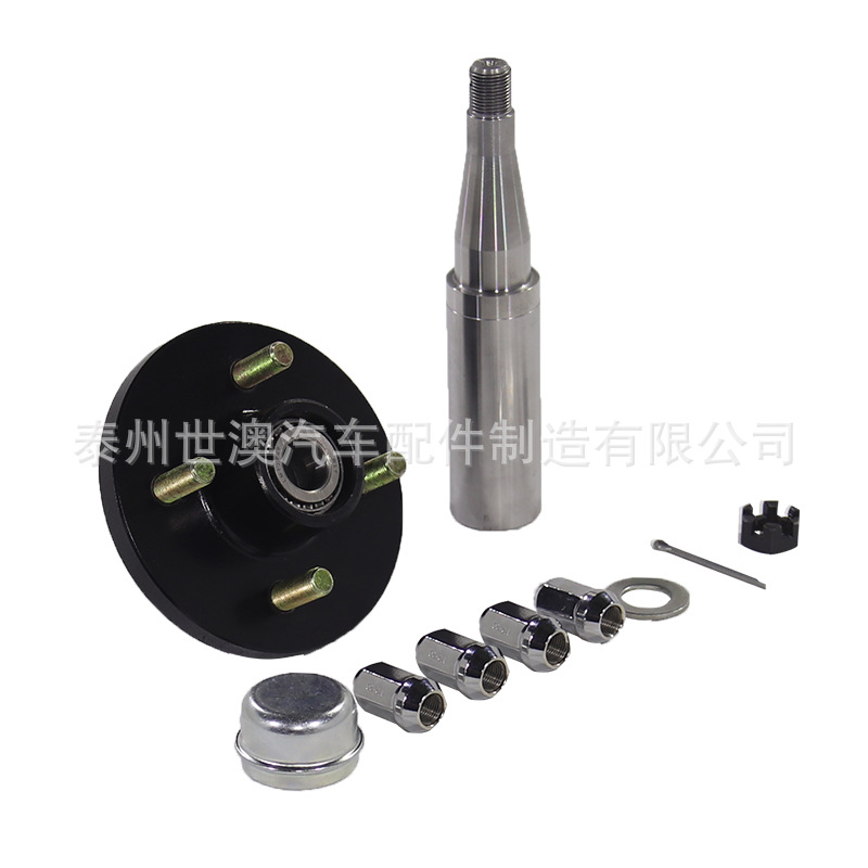 4-hole 3500-pound hub axle head hub unit trailer axle head RV trailer Haba head axle price is excellent 140AFSR