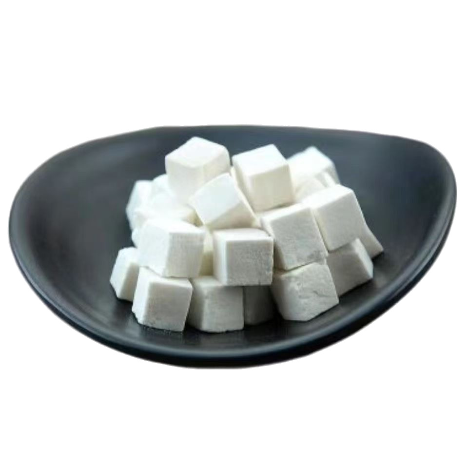 Authentic Chinese Medicine Yuexi Poria Cocos in Bulk Wholesale, Selected Loose-Packed White Poria Cocos Paired with Lotus Seeds and Lily