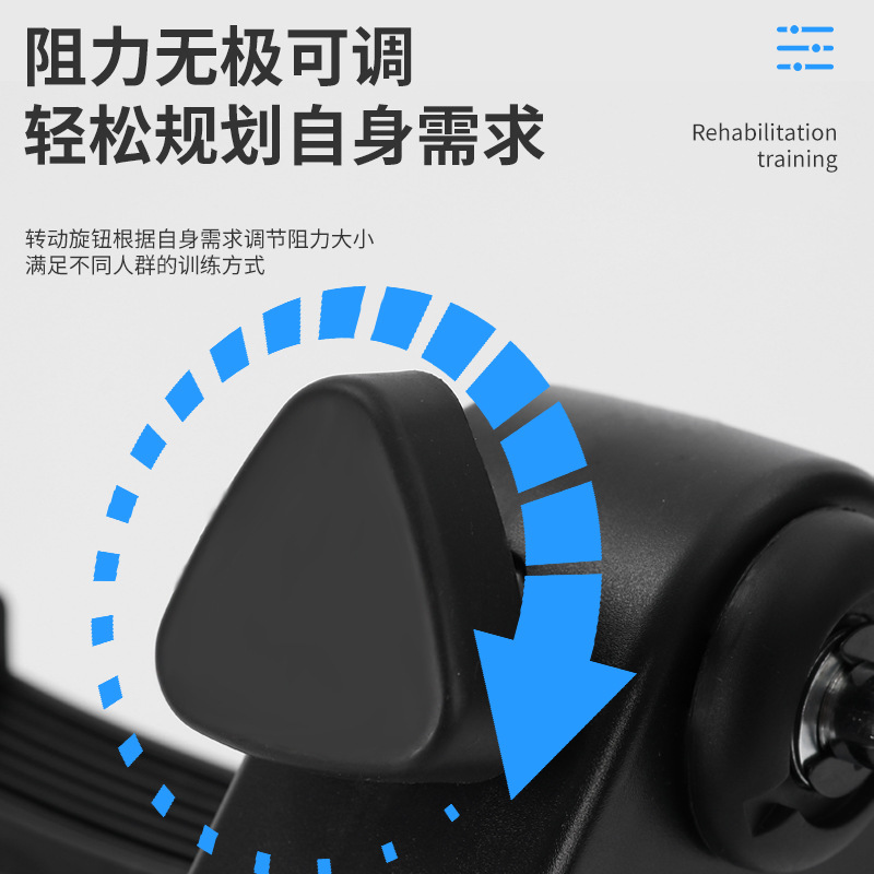 Foldable Mini Exercise Bike Leg Trainer with Display Stepper Under Table Bicycle Home Cross-border