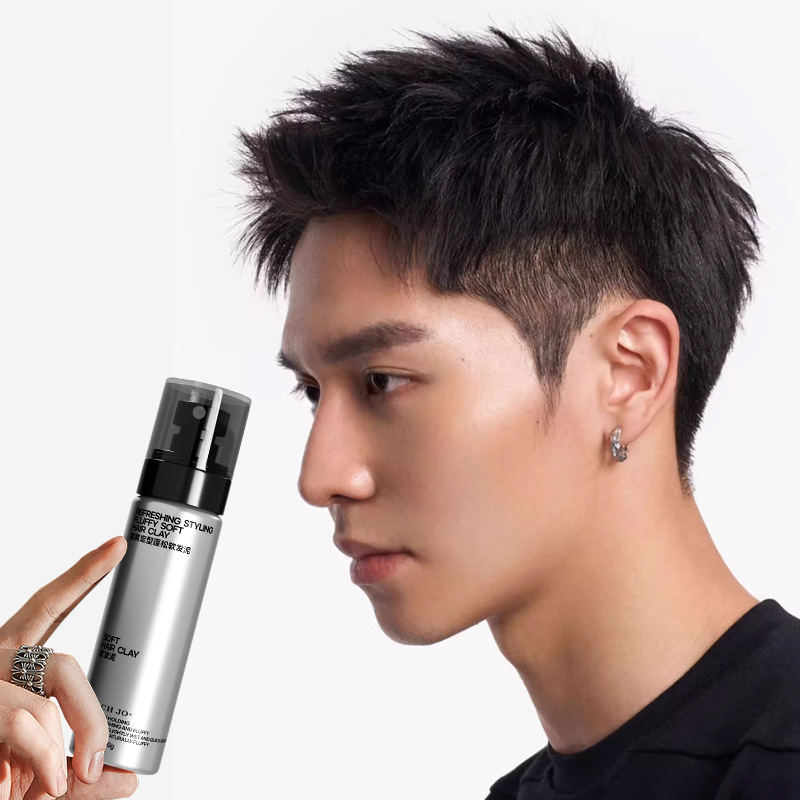 Peach Jo+ Men's Cologne Refreshing Fluffy Soft Hair Mud Styling Matte Natural Styling Fluffy Hair Cream