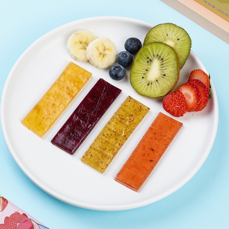 Tooth Superman Probiotic Fruit Bars, No Fragrance or Colorants, Children's Healthy Snack, Baby Fruit Pulp Jelly Bars, 32 Bars