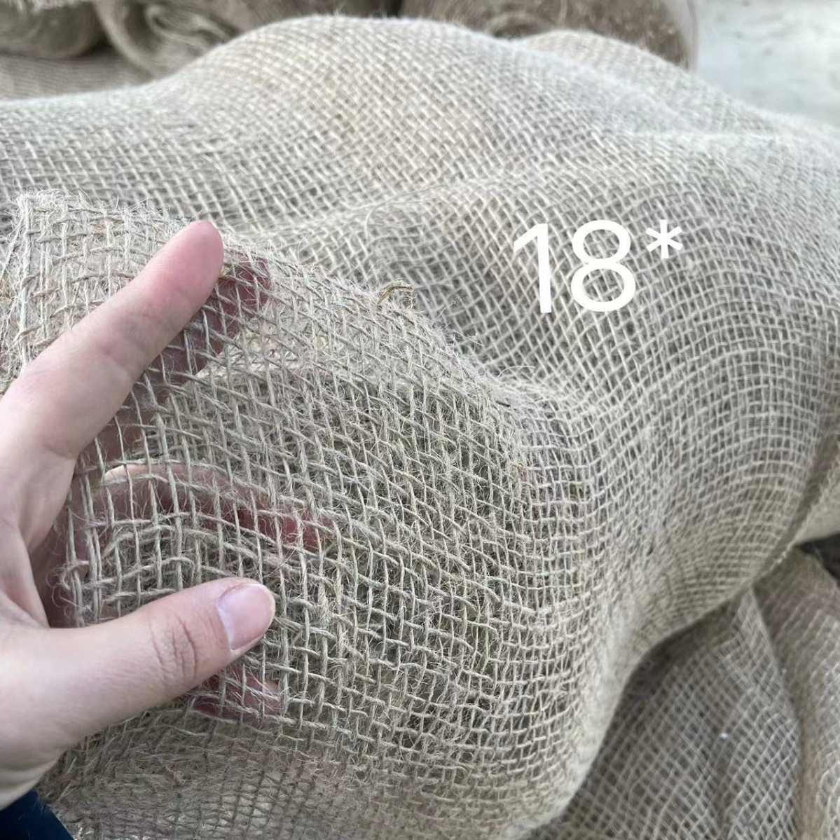 Factory Straight Hair Spot Wholesale Jute Cloth Quality Assured Price Beauty Sack Piece Burlap