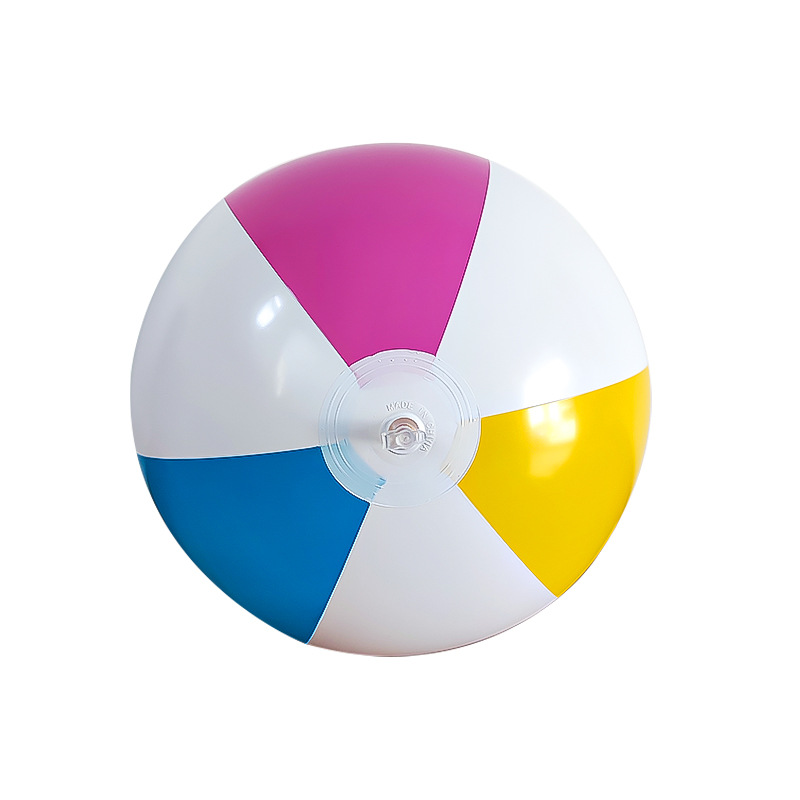 Supply PVC inflatable four-color beach ball inflatable six-color ball children's inflatable toys year-round in stock large quantity Congyou