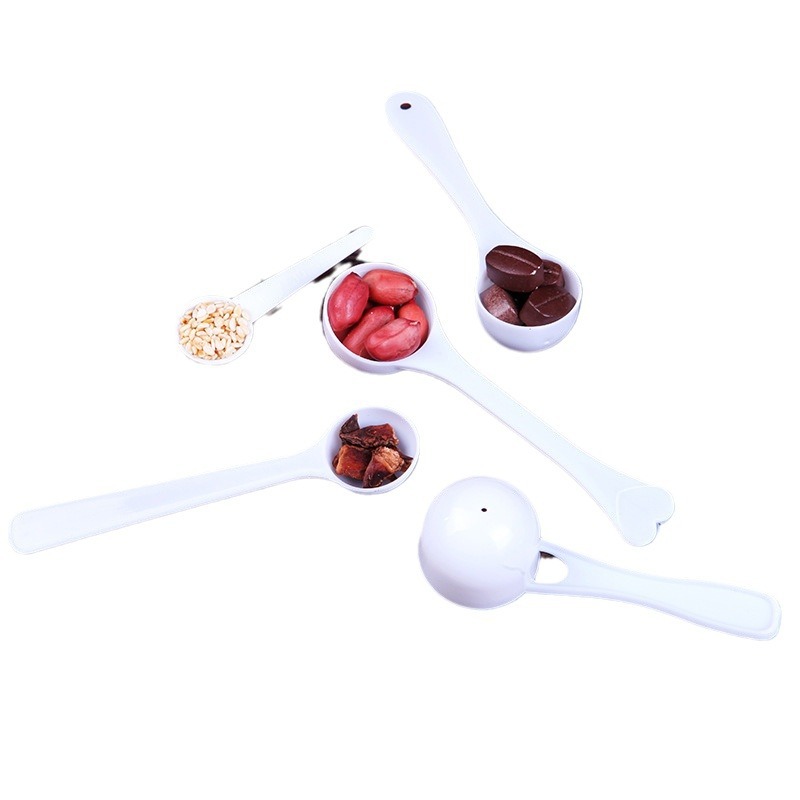 Creative measuring spoon 1g3g5g10g2g milk powder spoon plastic spoon salt spoon Sanqi powder powder spoon quantitative spoon