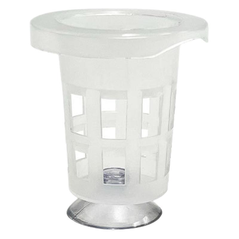 Fish Tank Landscaping Accessories with Suction Cup Hydroponic Planting Basket Water Hydroponic Plant Pot Holder Green Radish Planting Cup
