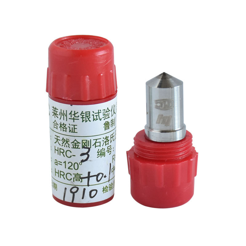 Huayin natural diamond indenter HRC-3 Rockwell hardness tester standard block HRB1.588 steel ball probe