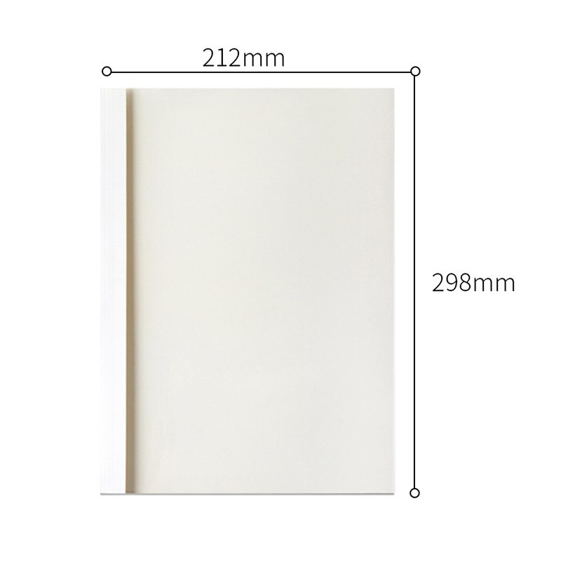 Deli 3864 3865 3866 3867 3869 special envelope for Hot Melt binding machine A4 plastic transparent cover