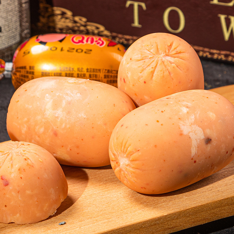 Baihui food sausage 85gQ fun qq sausage ham sausage net red food mushroom cumin flavor children's snack