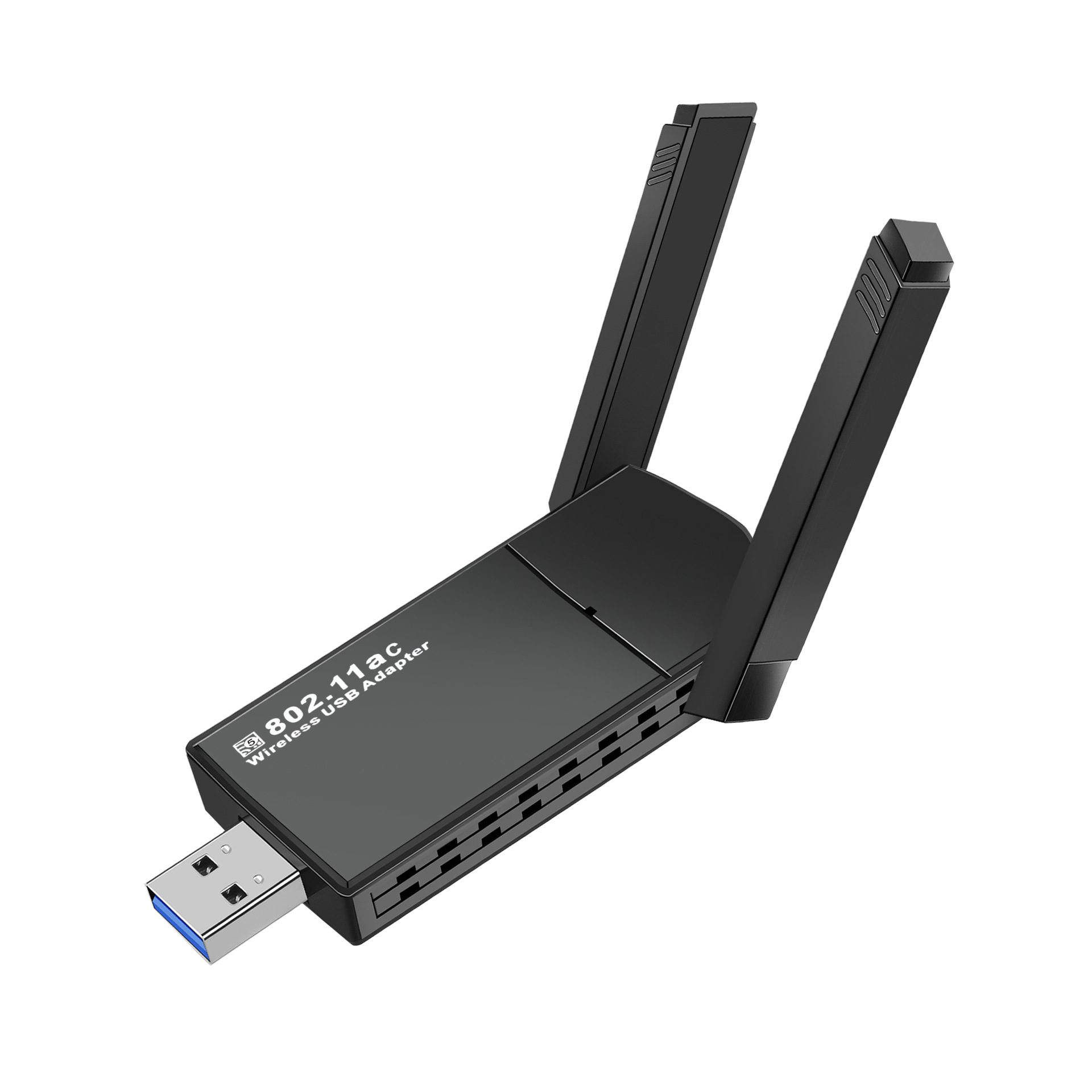 USB Wireless Network Card 1300Mbps Gigabit 5g Dual-Band Driver-Free Wifi6 Computer Wireless Receiver Wholesale