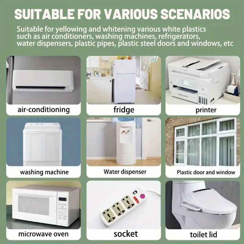 Cross-Border Electrical Appliance Cleaner Magically Solves Yellowing, Air Conditioner Plastic Whitening Agent, Renewal, No Disassembly and Washing, Powerful Decontamination