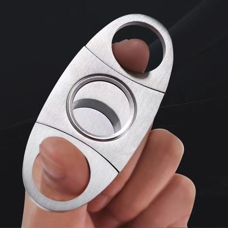 Ножницы для сигар из нержавеющей стали овальные плоскогубцы кубинские сигареты инструменты аксессуары набор зажигалка ножницы для сигар