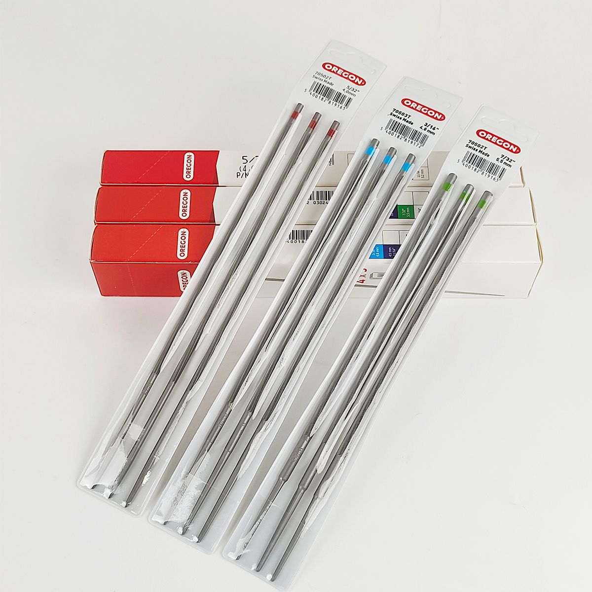 Factory in stock wholesale bearing steel chain saw file electric chain saw file cutting saw file multi-size bag Origen file