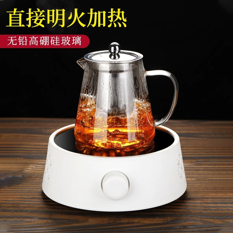 Glass Heat-Resistant Teapot, Filtered Teapot, Electric Ceramic Stove, Large-Capacity Water Kettle, Scented Tea Teapot, Tea Set Wholesale