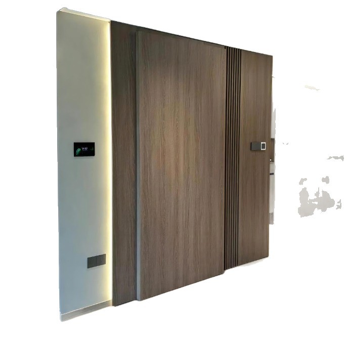 Sliding Ghost Door French Mid-Century Style Trackless Toilet Door Hanging Kitchen Door Minimalist Sliding Door Manufacturer Customization