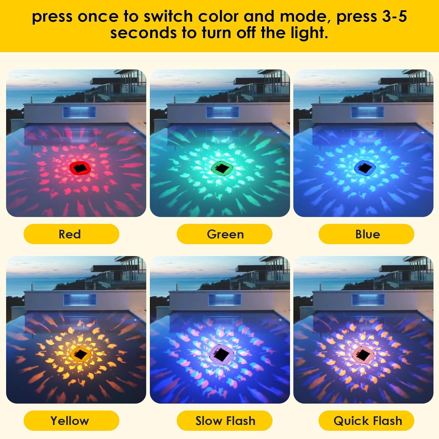 Cross-Border Private Model Solar Charging Pool Light Floating Pool Light USB Charging Pool Light Can Be Hung Tree Light Garden Light