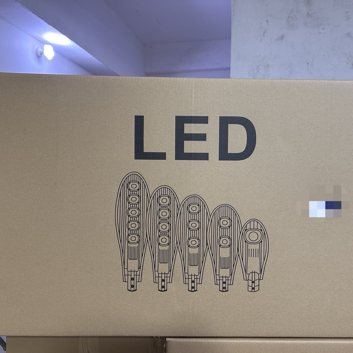 New Led Street Lamp Head Outdoor Waterproof Ip65 Garden Lamp 220V Plug-In Street Lamp Head Park Municipal New Rural Area